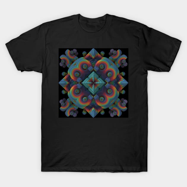 Decorative Three Dimensional Pattern T-Shirt by lyle58